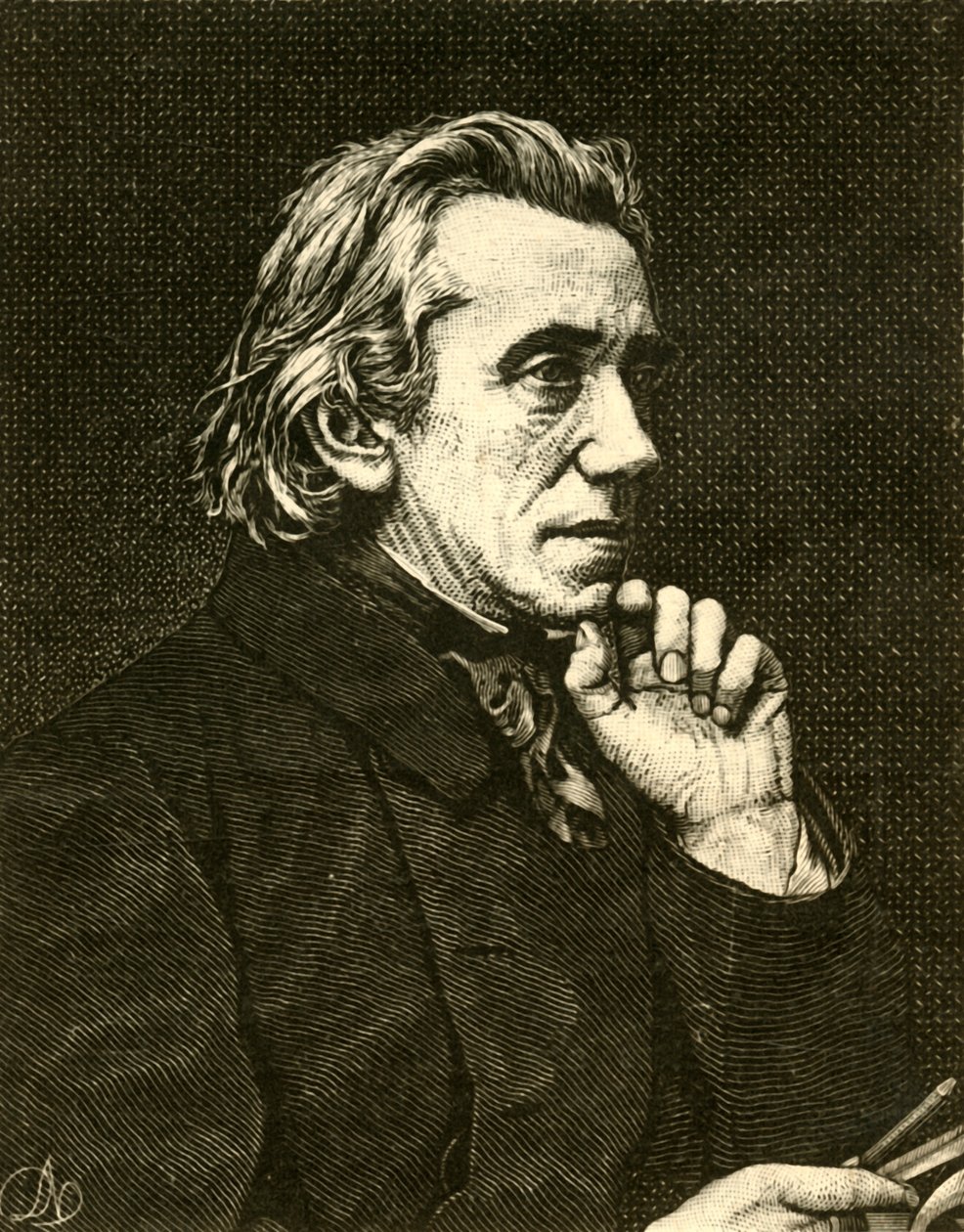 Ludwig Richter, 1881. av Unbekannt