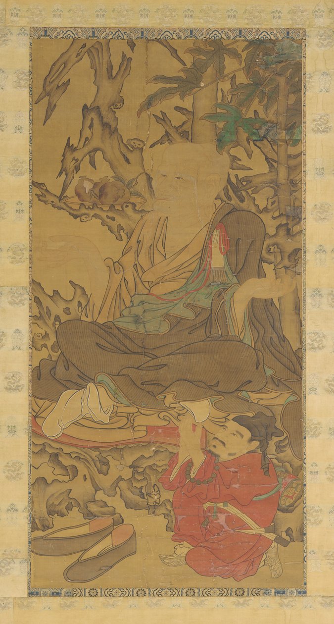 Luohan and Attendant, 1368-1644. av Unbekannt
