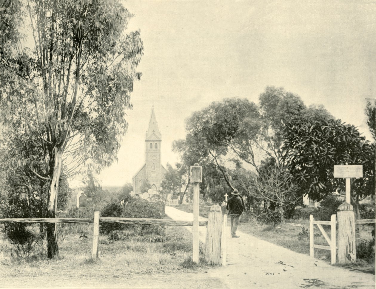 Lutherska kyrkan, Tanunda, 1901. av Unbekannt