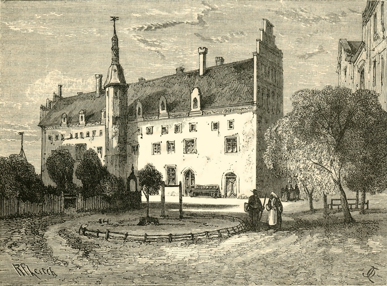Luthers hus, Wittenberg, 1890. av Unbekannt