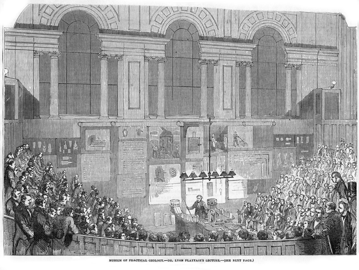 Lyon Playfair, skotsk kemist och politiker, föreläser, 1852 av Unbekannt