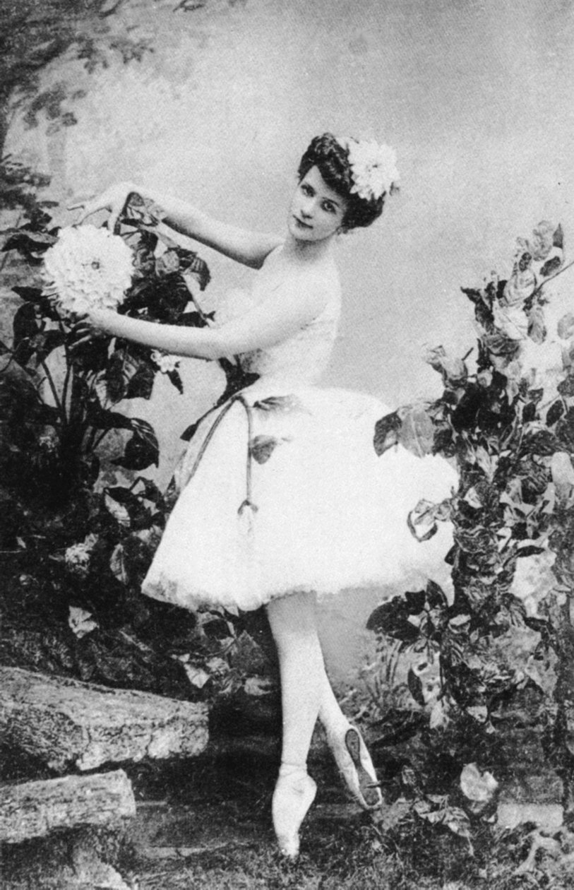 Lyubov Egorova, rysk ballerina, 1905 av Unbekannt