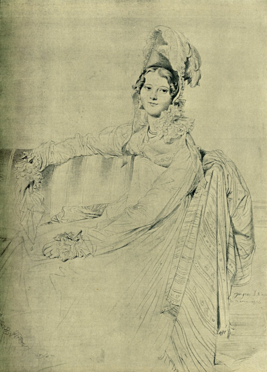 Madame Destouches, 1816, 1903. av Unbekannt