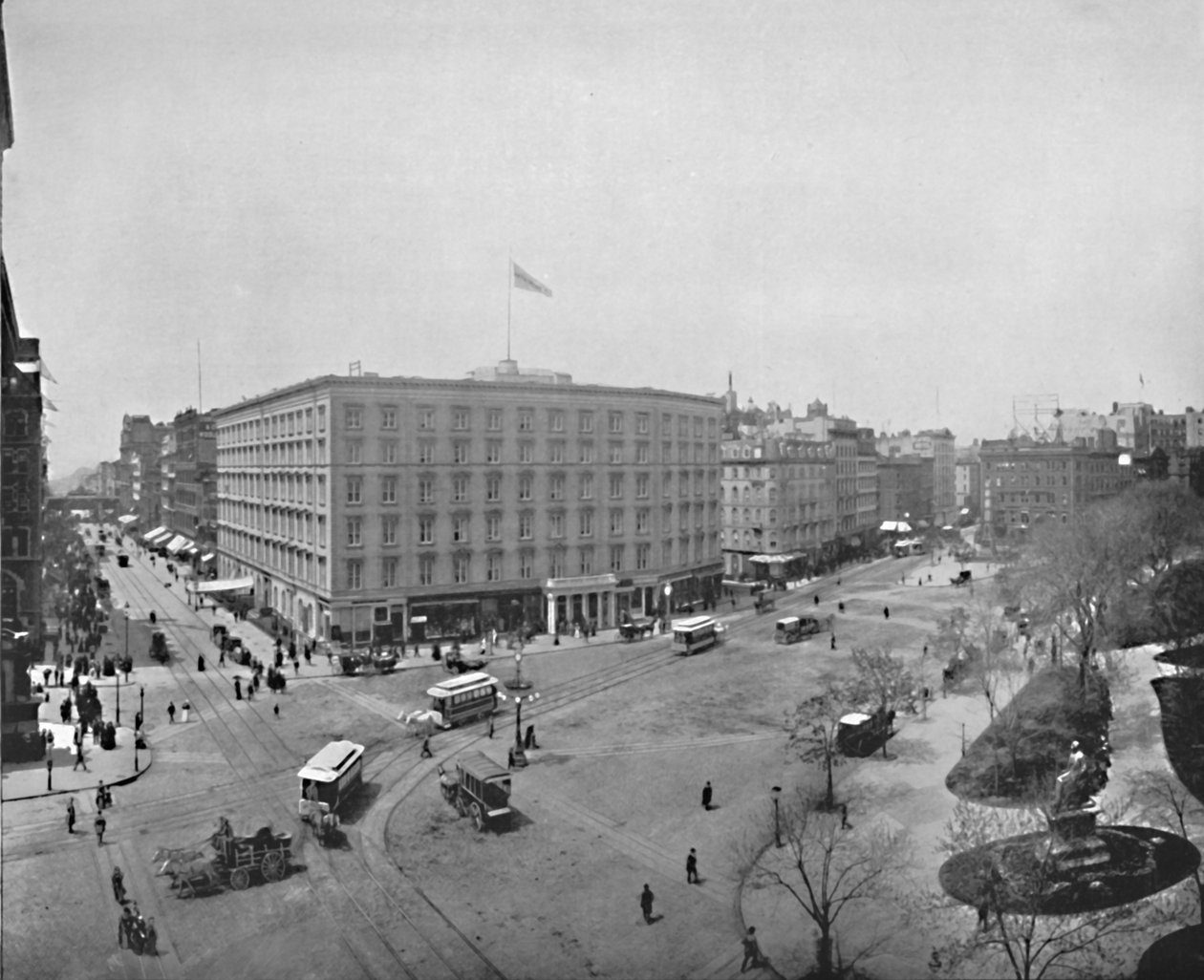 Madison Square, 1800-talet av Unbekannt
