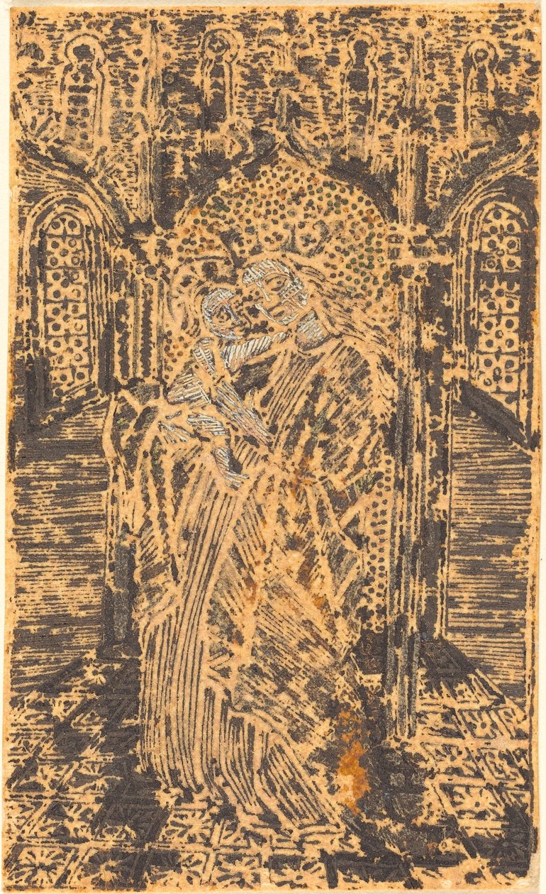 Madonna och barn, ca. 1480. av Unbekannt
