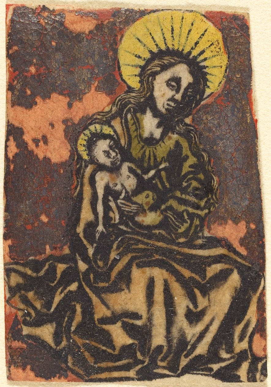 Madonna och barn, ca. 1480. av Unbekannt