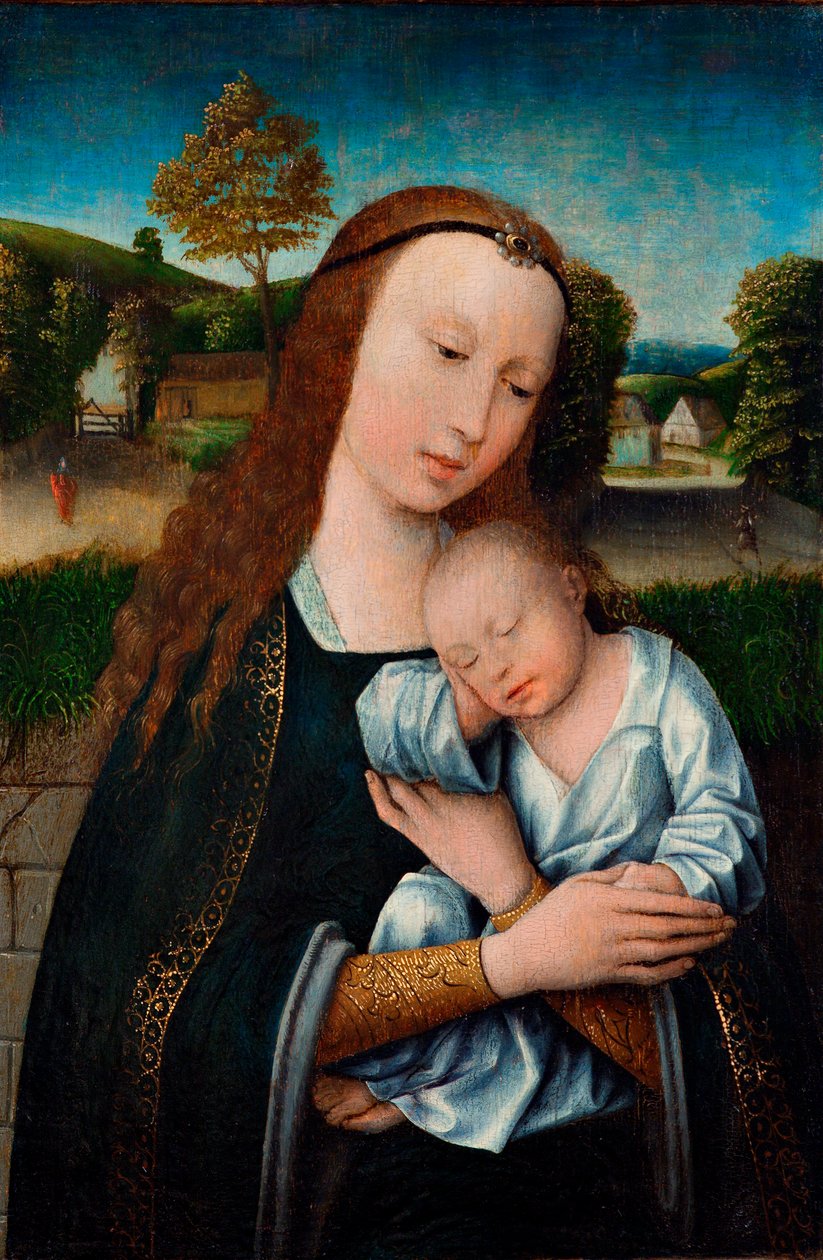 Madonna och barn, ca. 1520. av Unbekannt