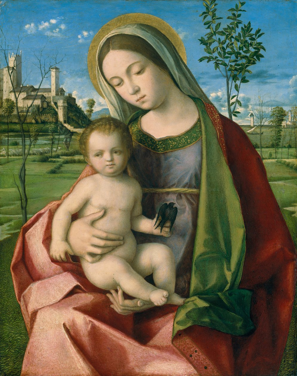 Madonna och barn, ca. 1510. av Unbekannt