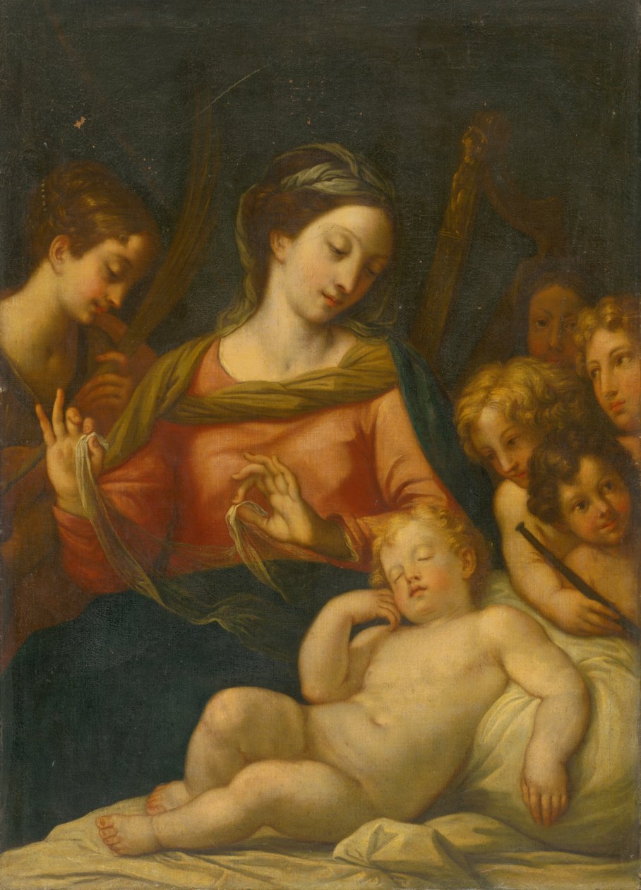 Madonna with Child among Children av Unbekannt