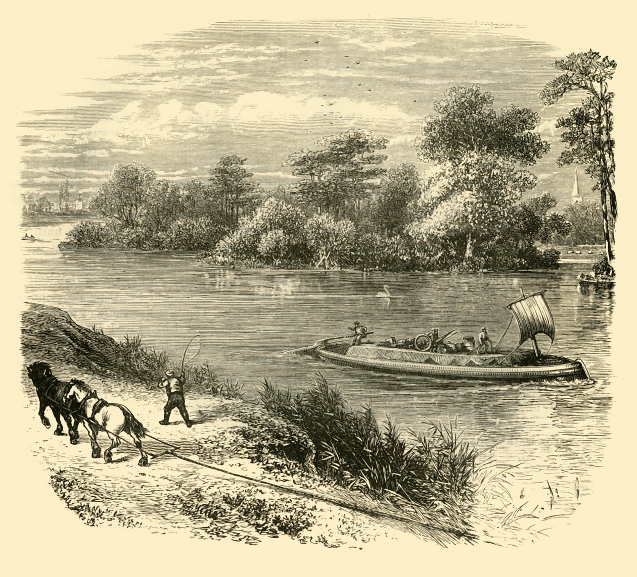 Magna Charta Island, 1890. av Unbekannt
