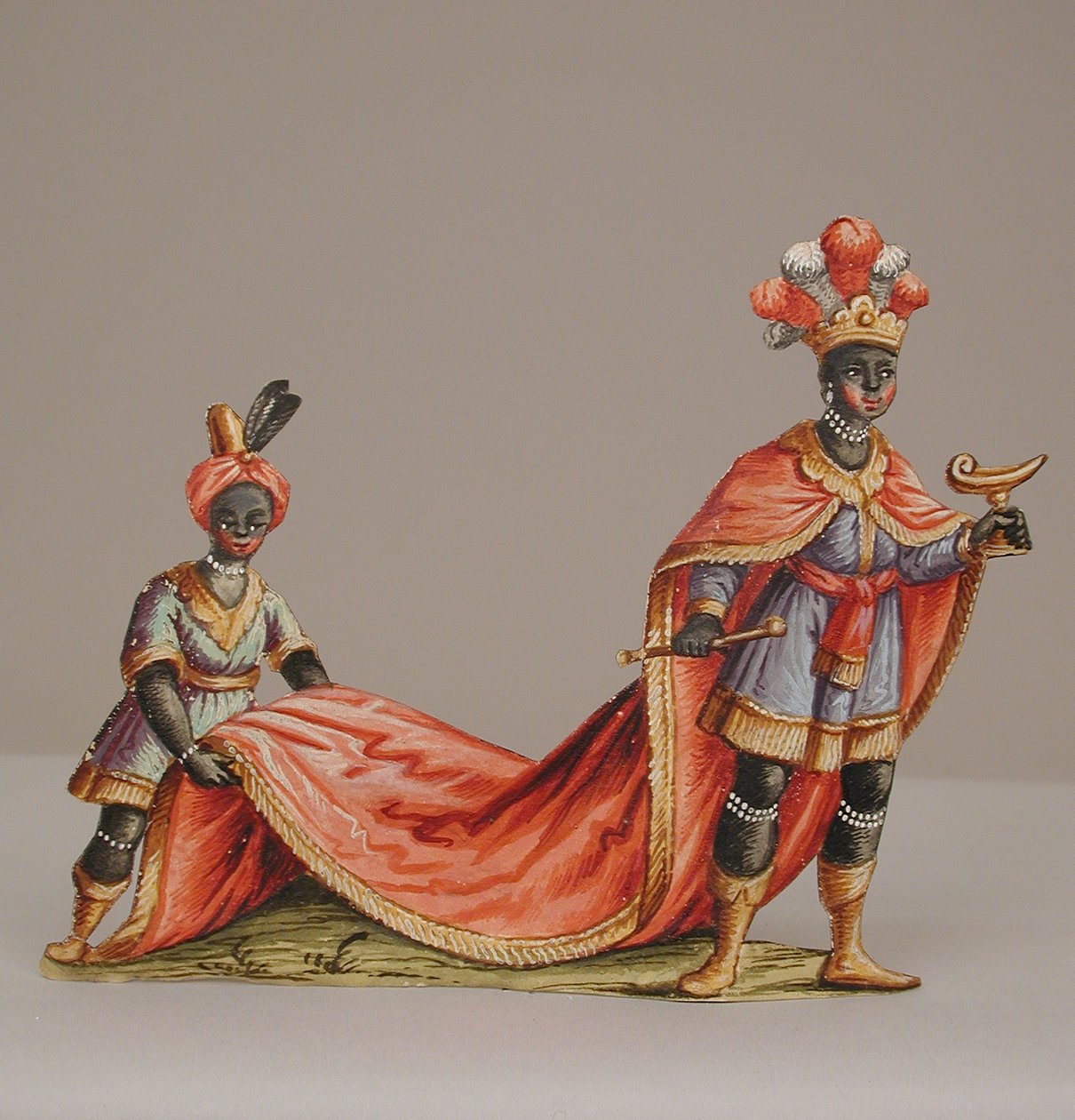Magus med morisk skötare, 1700-talet. av Unbekannt