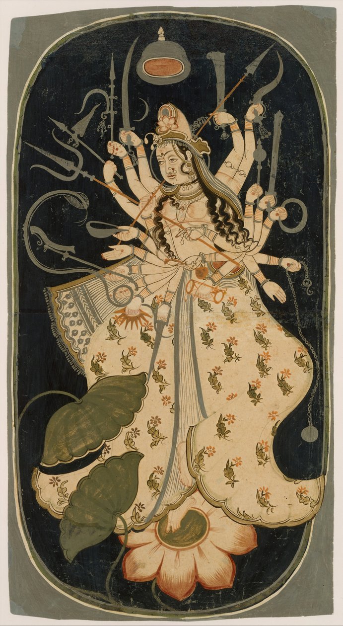 Mahadevi, Den stora gudinnan, K. 1725. av Unbekannt