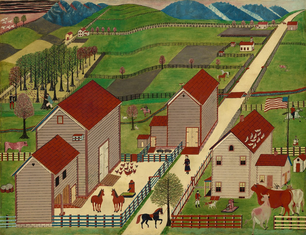 Mahantango Valley Farm, sent 1800-tal. av Unbekannt