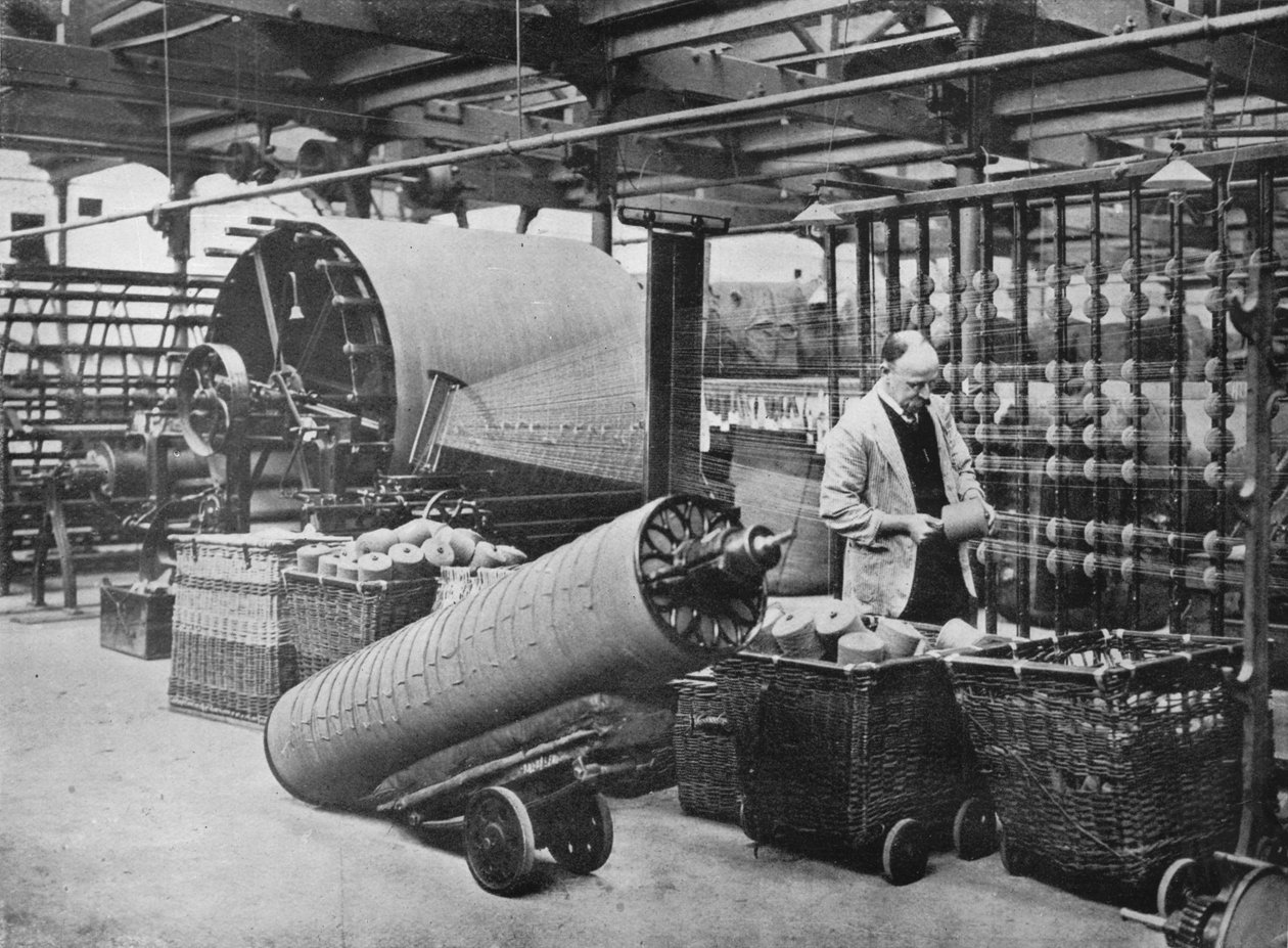 Att göra varpen, 1915 av Unbekannt