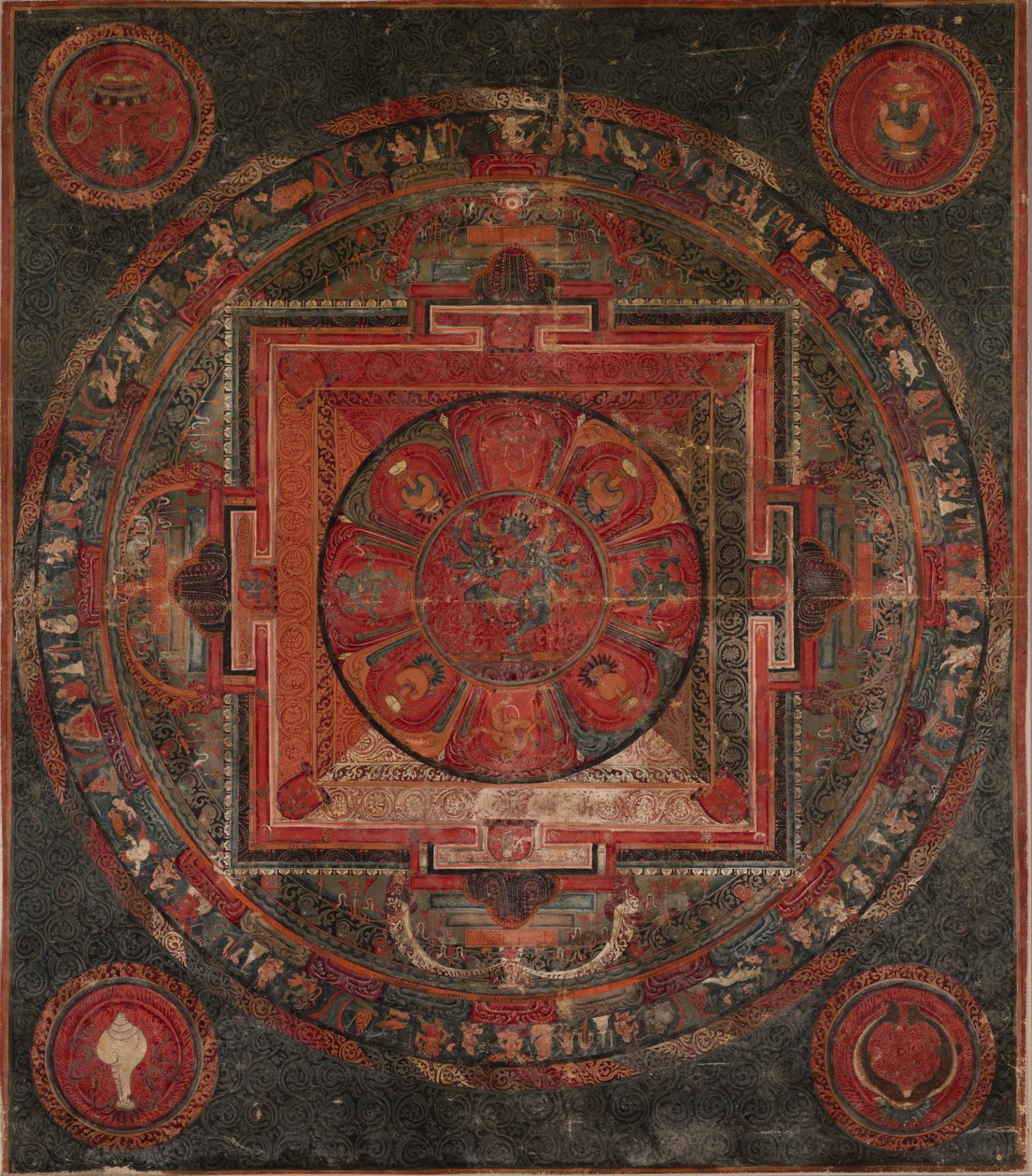 Mandala, sent 1400-tal. av Unbekannt