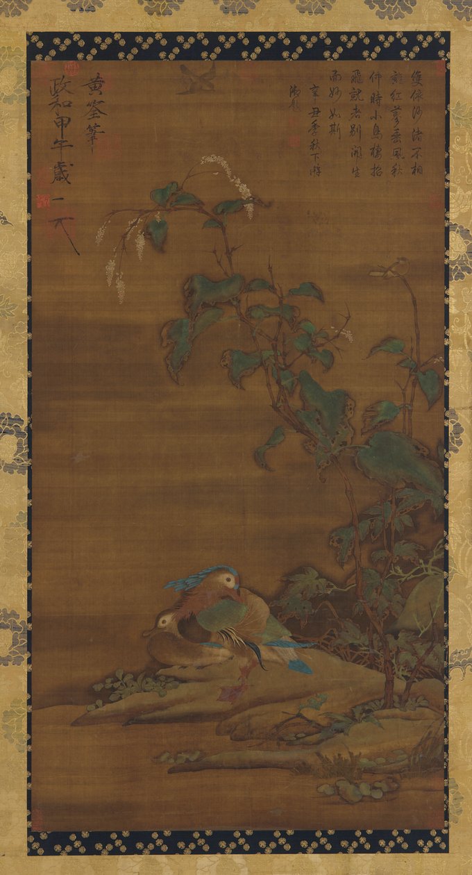 Mandarinänder under smartweed, 1400-1700-tal. av Unbekannt