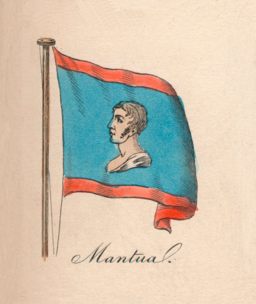 Mantua, 1838 av Unbekannt