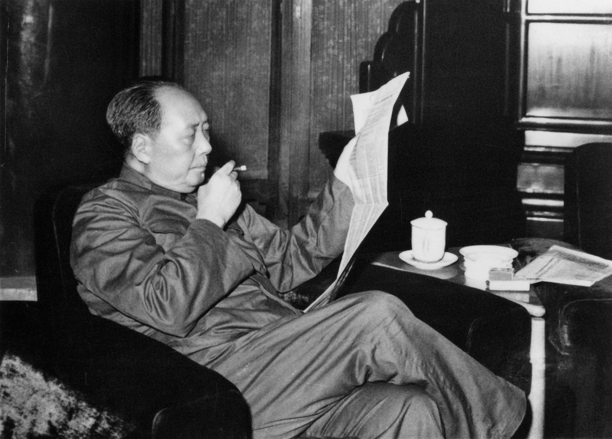 Mao Zedong, kinesisk kommunistisk revolutionär och ledare, c1960-talet av Unbekannt