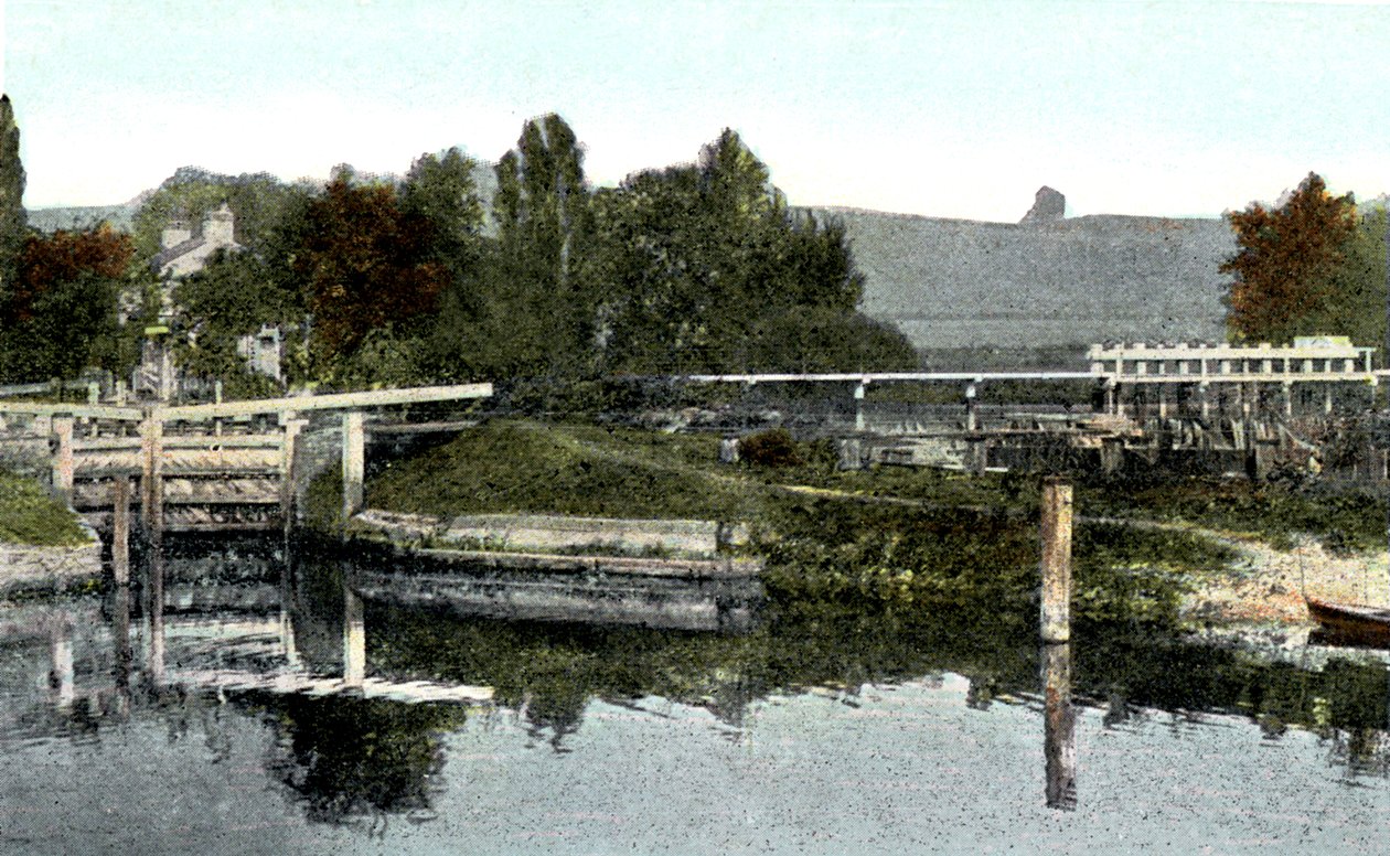 Mapledurham Lock, Oxfordshire, 1900-talet av Unbekannt