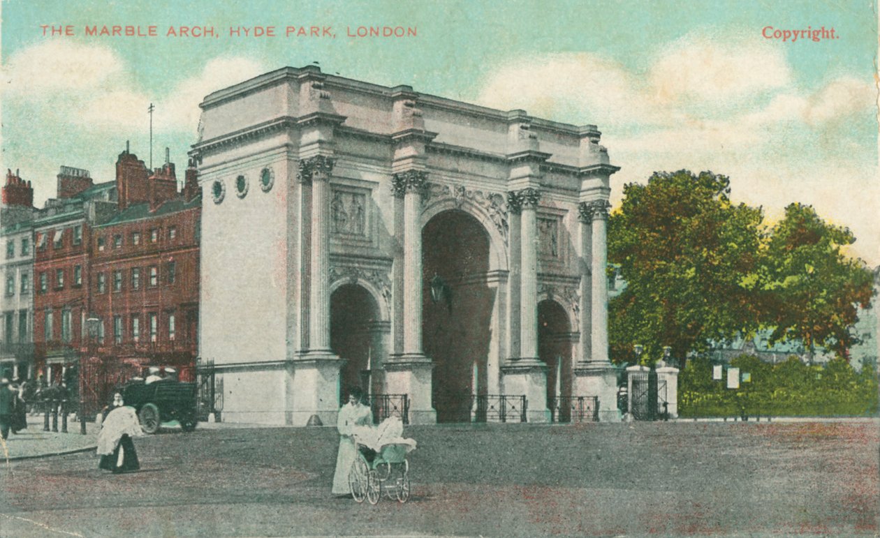 Marble Arch, Hyde Park, London av Unbekannt