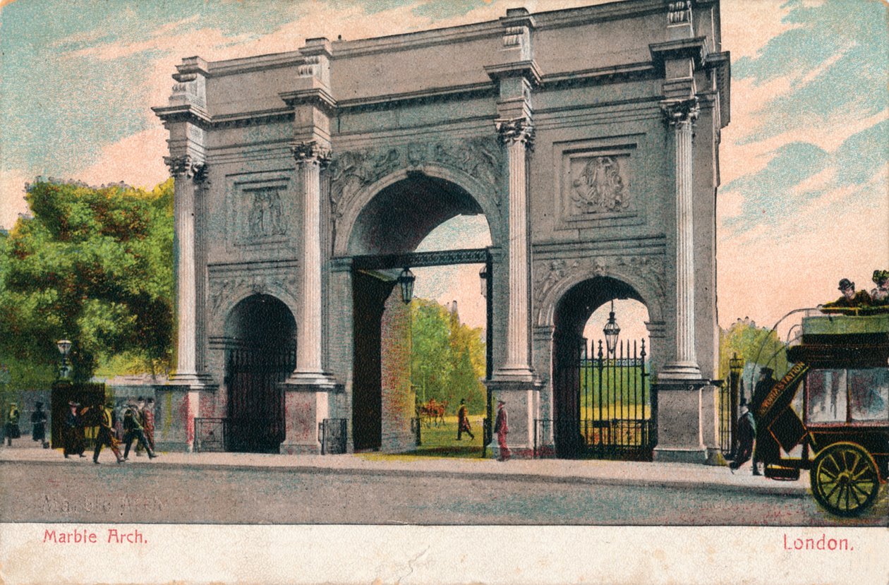 Marble Arch, London, c1906 av Unbekannt