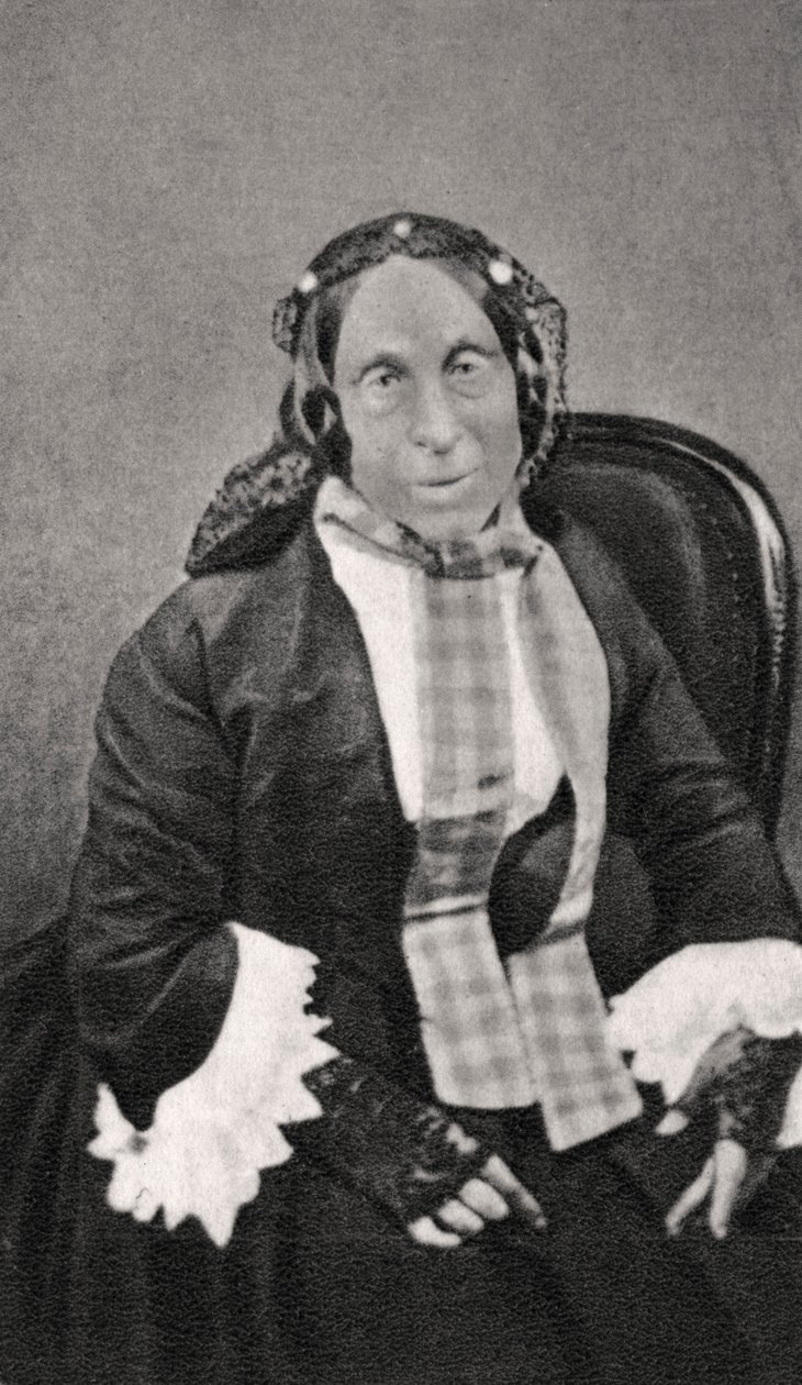 Marceline Desbordes-Valmore, fransk poet, 1859 av Unbekannt