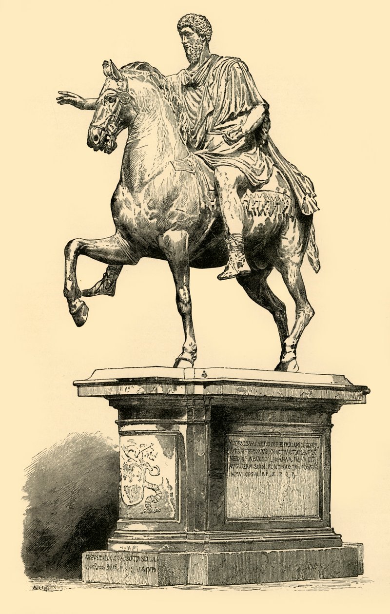 Marcus Aurelius, 1890 av Unbekannt