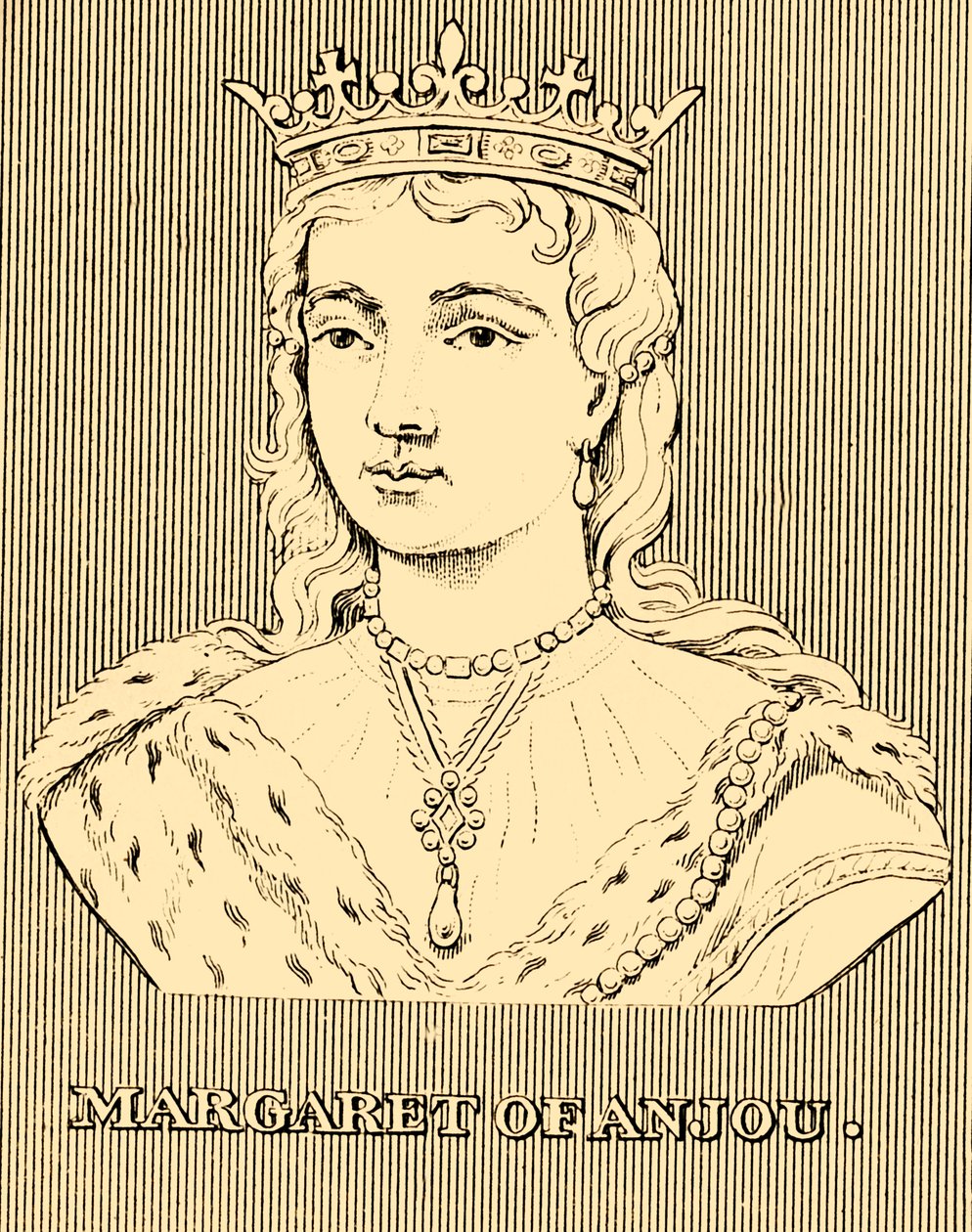 Margareta av Anjou, 1430-1482, 1830. av Unbekannt