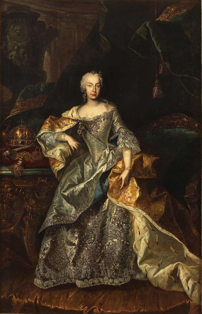 Maria Theresa som drottning av Ungern, 1740-1741. av Unbekannt