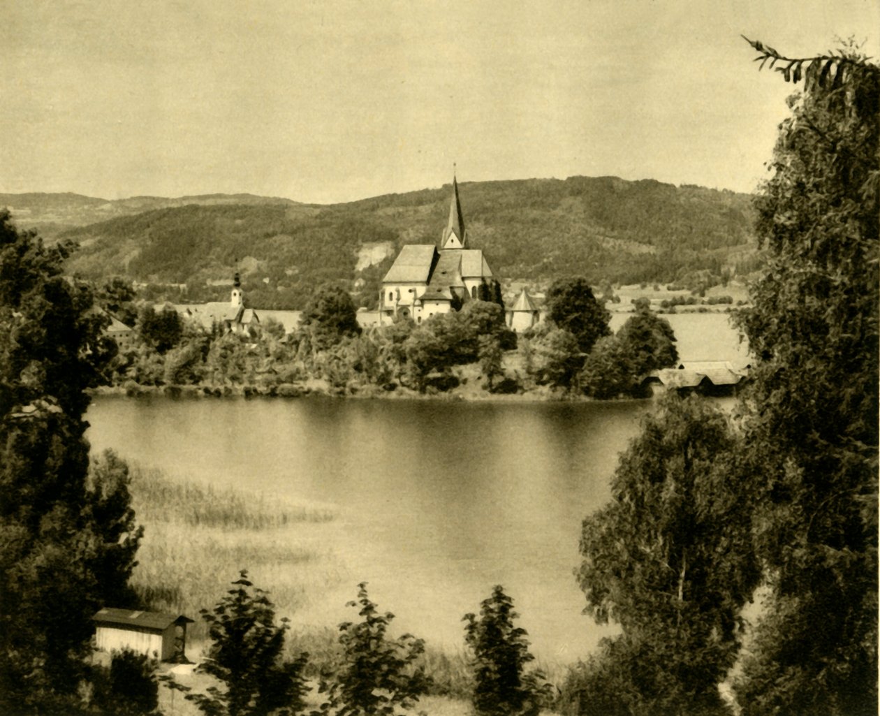 Maria Wörth, Wörthersee, Österrike, c1935. av Unbekannt