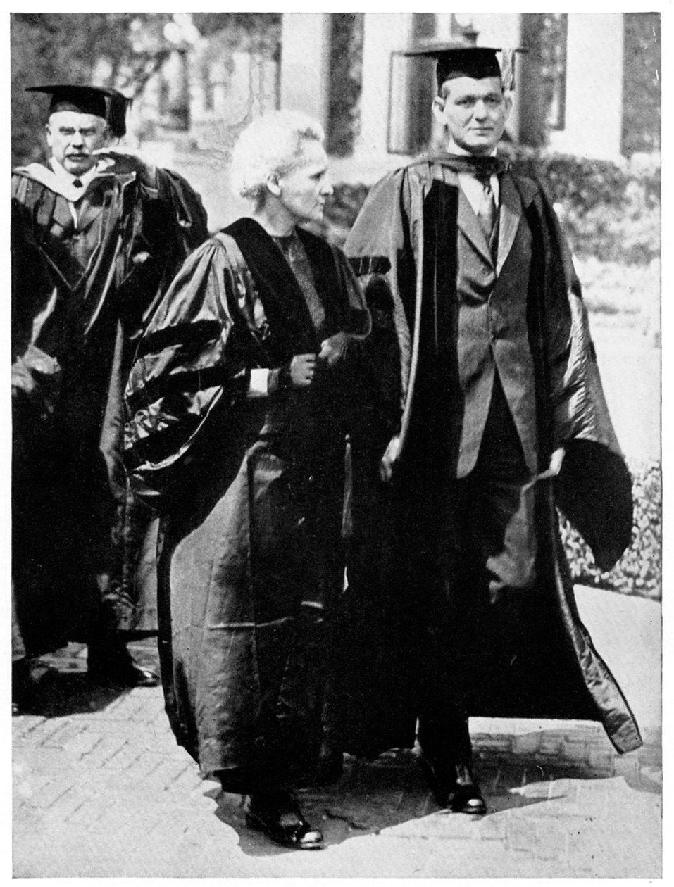 Marie Curie, polskfödd fransk fysiker 1921. av Unbekannt