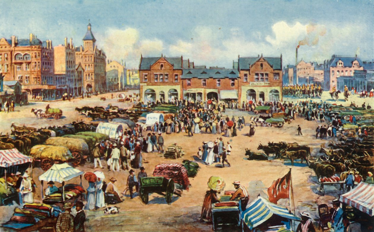 Market Square, Johannesburg, 1901. av Unbekannt