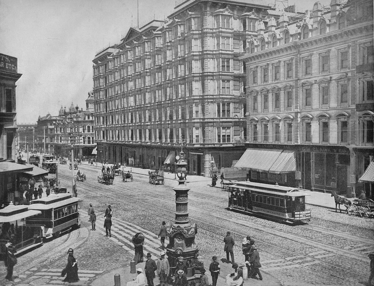 Market Street, San Francisco, Cal., c1897. av Unbekannt
