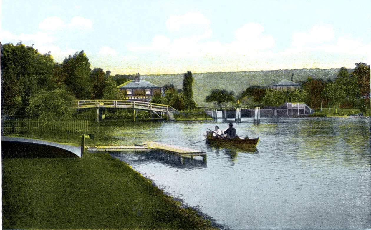 Marlow Lock, Buckinghamshire, 1900-talet av Unbekannt