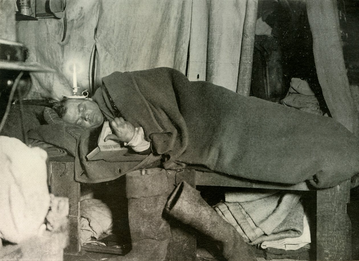 Marston i sin säng, c1908, 1909. av Unbekannt