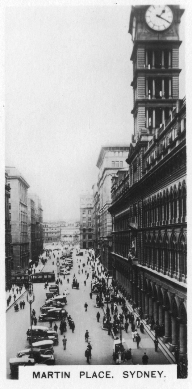 Martin Place, Sydney, 1928 av Unbekannt