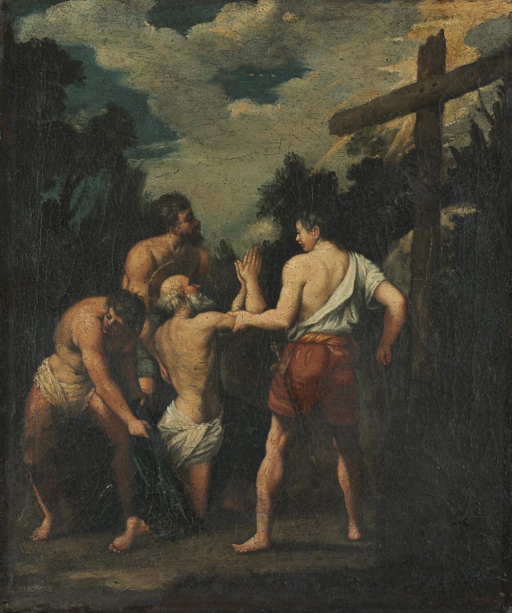 Sankt Andreas martyrskap, 1600-talet. av Unbekannt