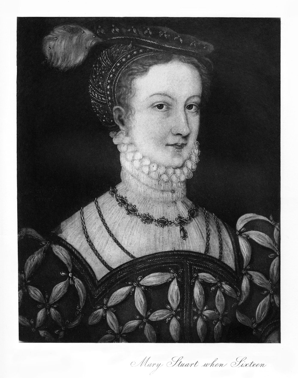 Mary Stuart vid sexton, 1907 av Unbekannt