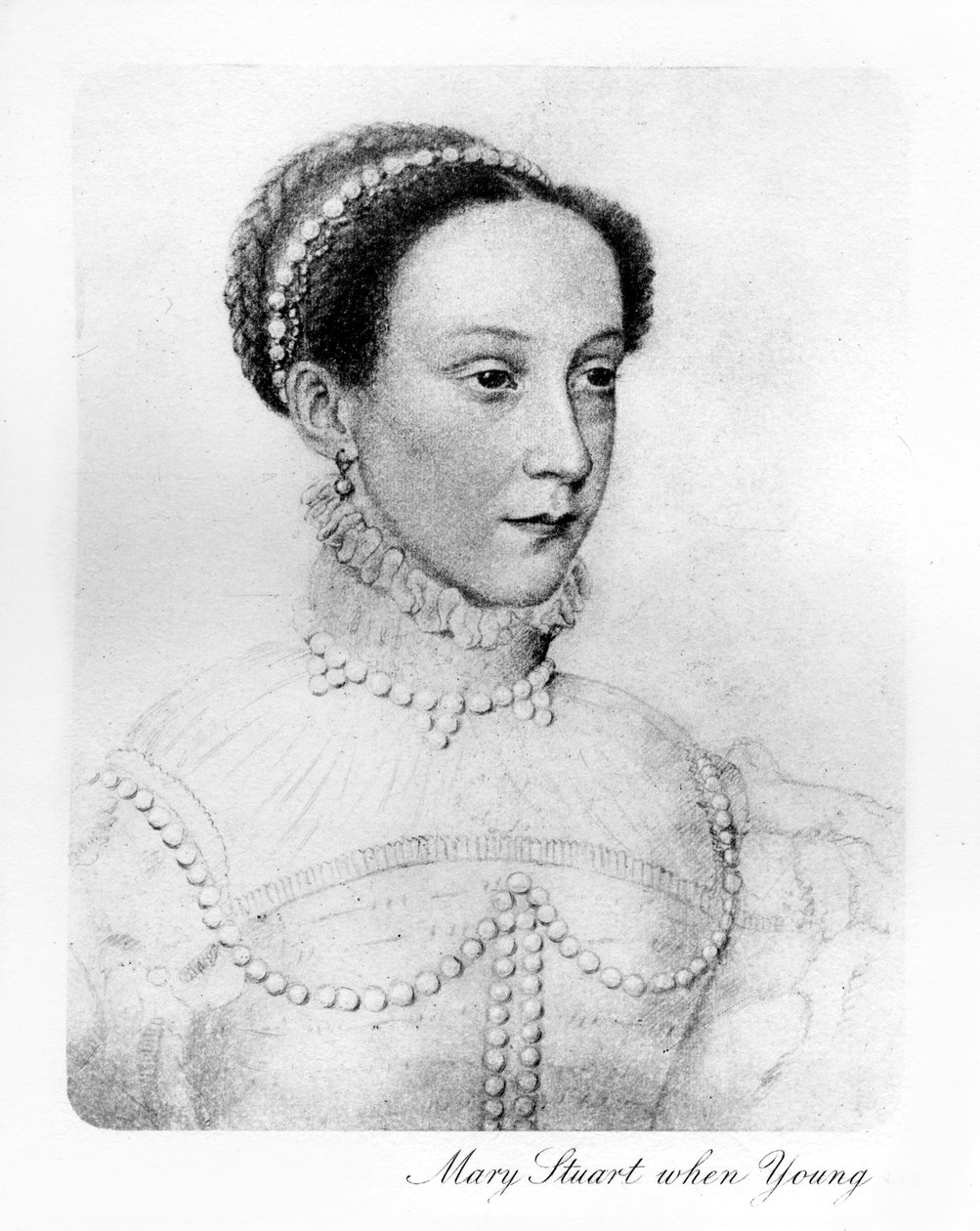 Mary Stuart när hon var ung, 1907 av Unbekannt