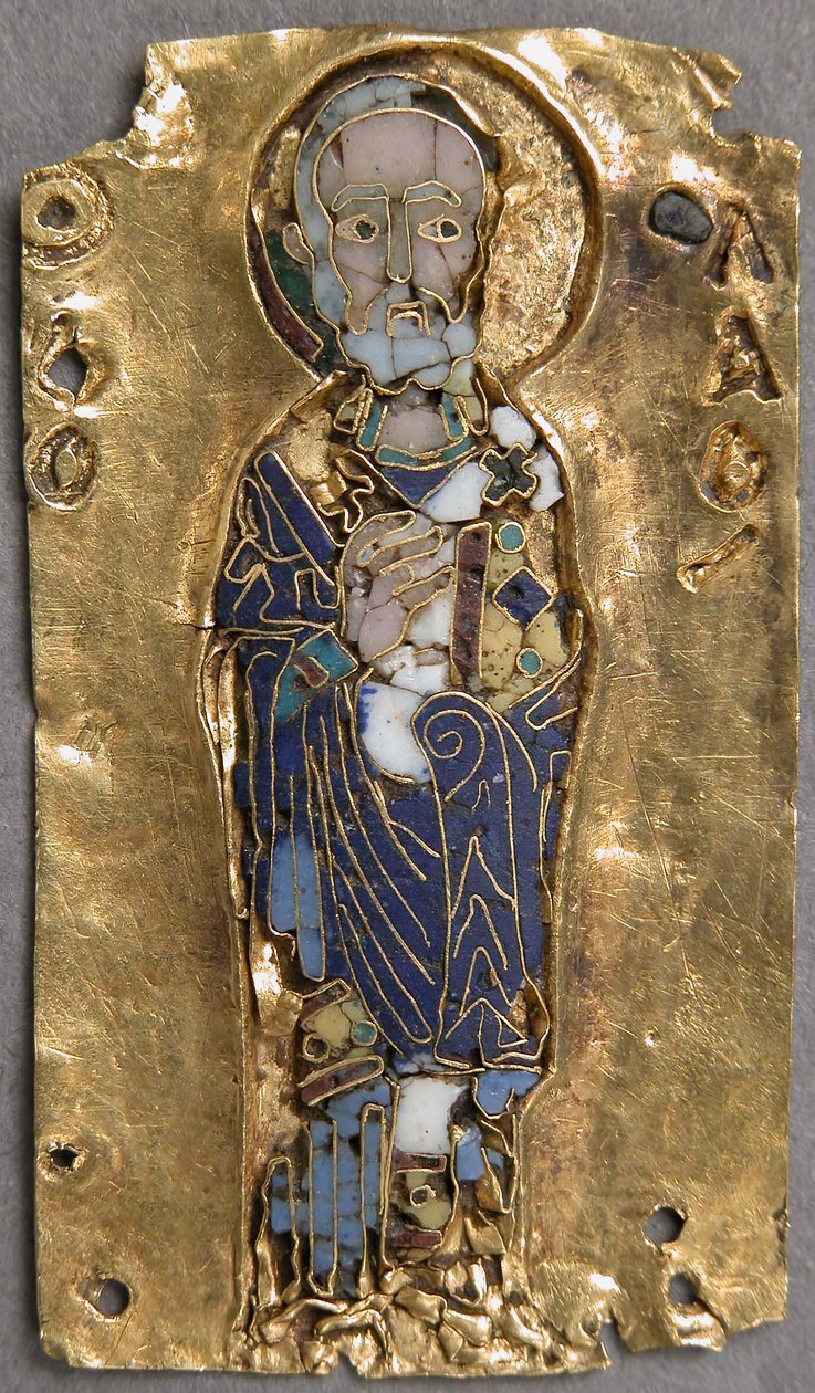 Medaljong av St. Nicholas, bysantinsk, 1000-talet. av Unbekannt