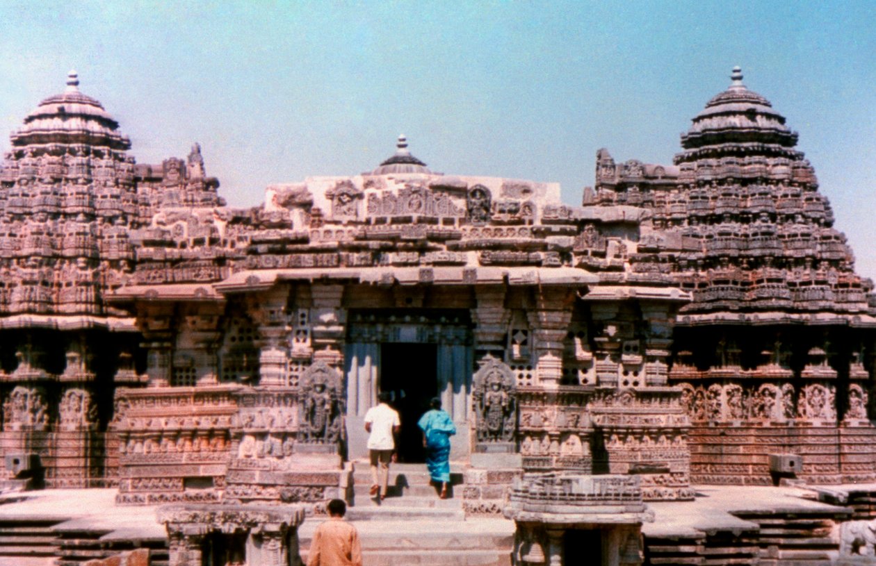 Medeltida hinduiska tempel, Khajuraho, Indien, 950 - 1050 av Unbekannt