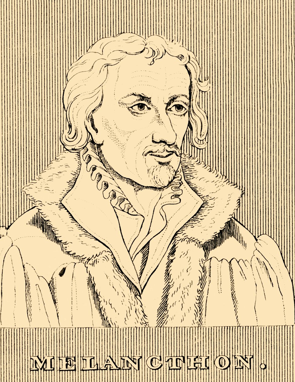 Melancthon, 1497-1560, 1830. av Unbekannt
