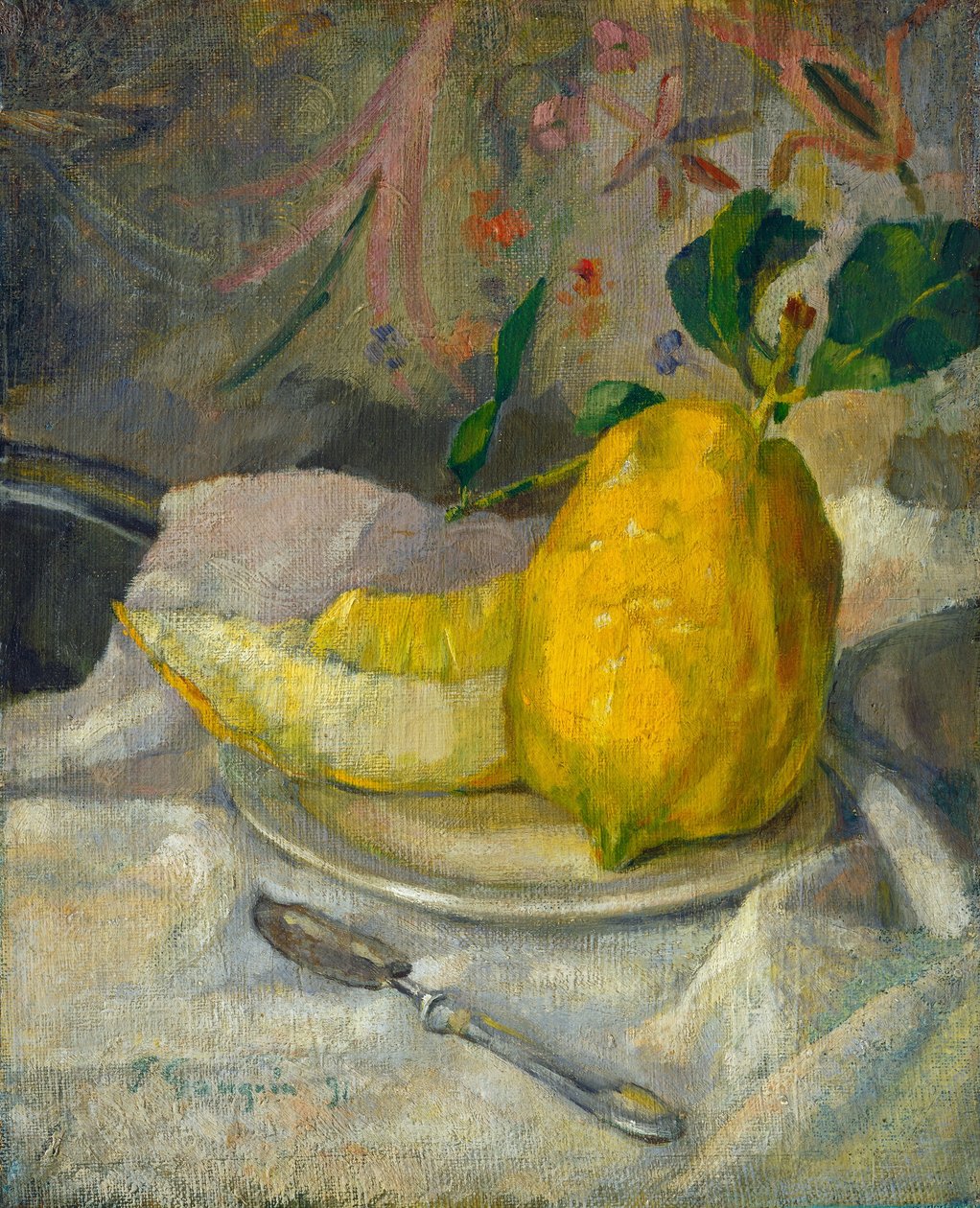 Melon och citron, ca. 1900. av Unbekannt