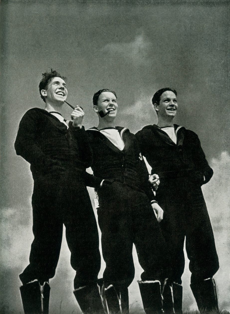 Män från Royal Navy, c1943. av Unbekannt