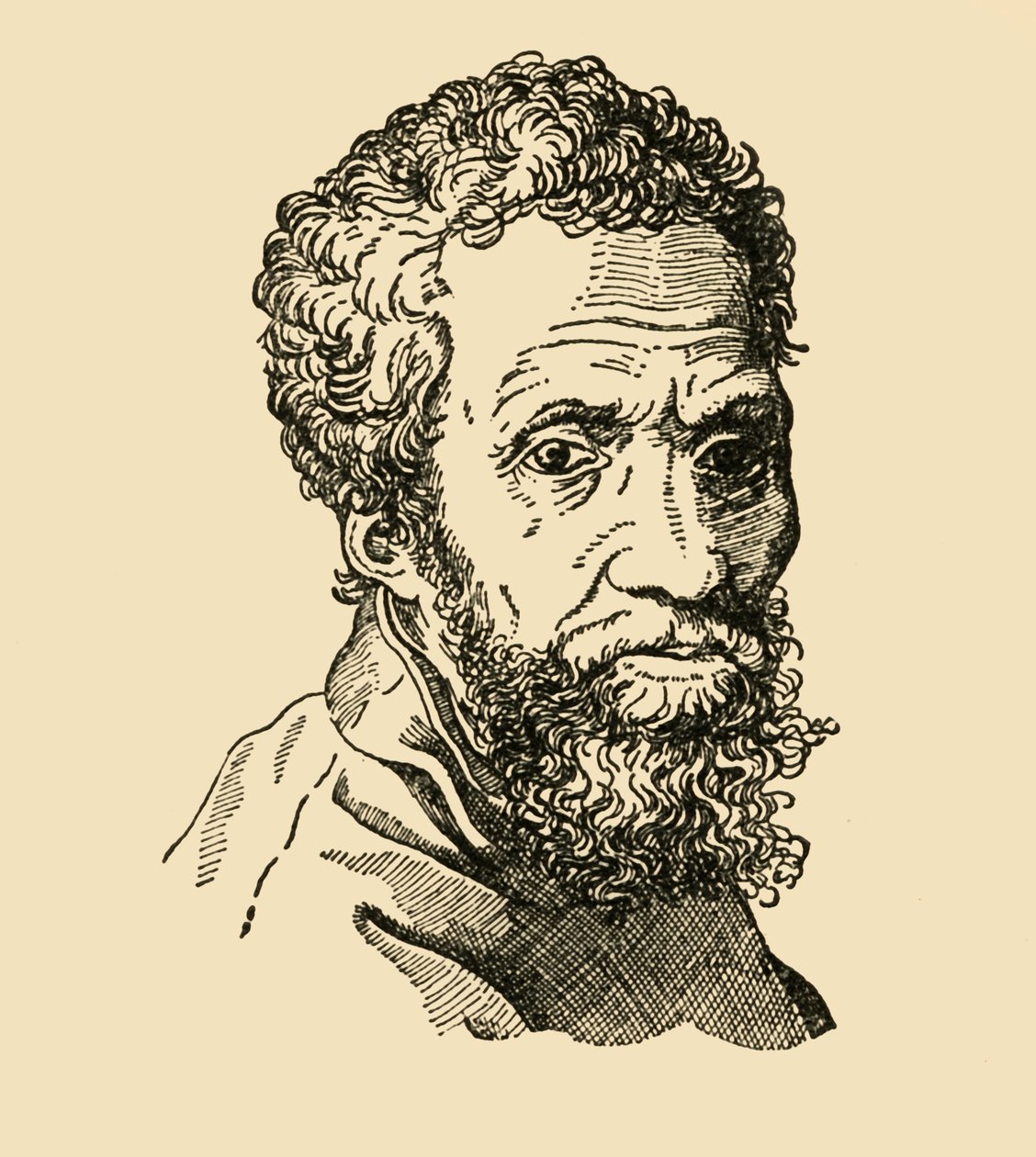 Michelangelo Buonarroti, 1933. av Unbekannt