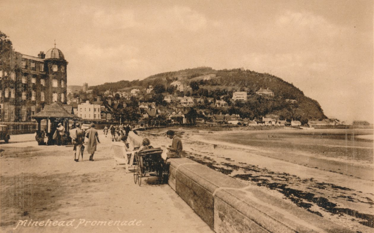 Minehead Promenade, Somerset, c1930-talet av Unbekannt
