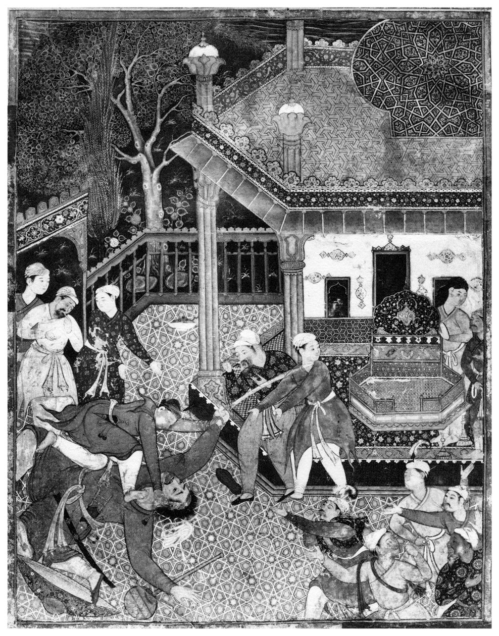 Miniatyr från Dastan e-Amir Hamza, c1500 1958 av Unbekannt