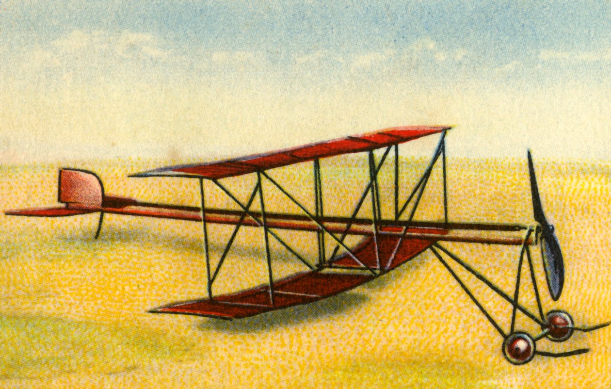 Modell biplan, 1932. av Unbekannt