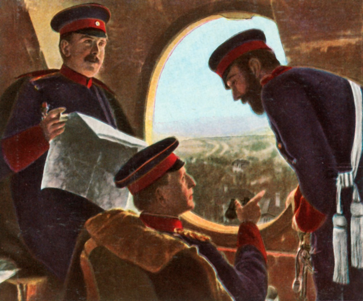 Moltke i Paris, september 1870, 1936. av Unbekannt