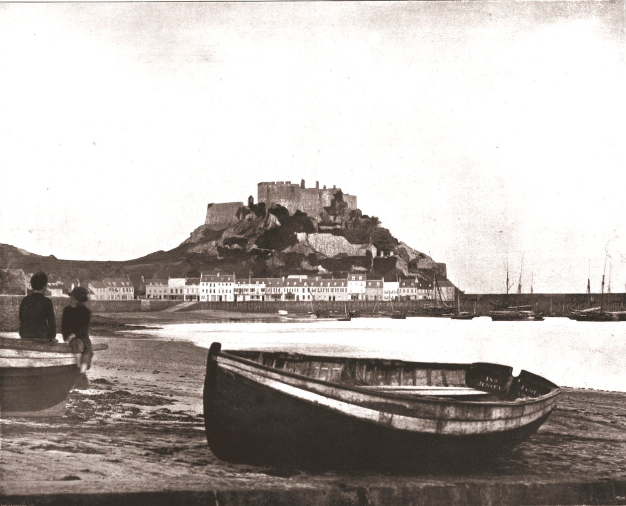 Mont Orgueil Castle, Jersey, 1894. av Unbekannt